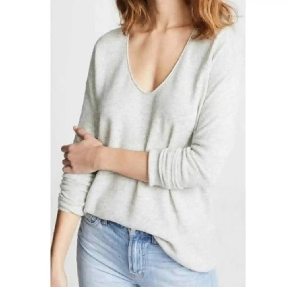 Madewell Kimball Wool Blend Scoop Neck Pullover Sweater Size Small